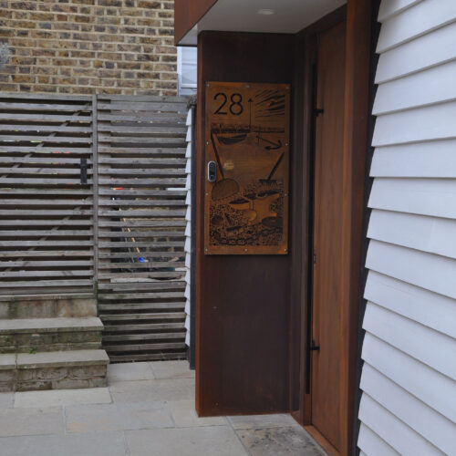 COR-TEN Steel Porch Fascia and Soffit2